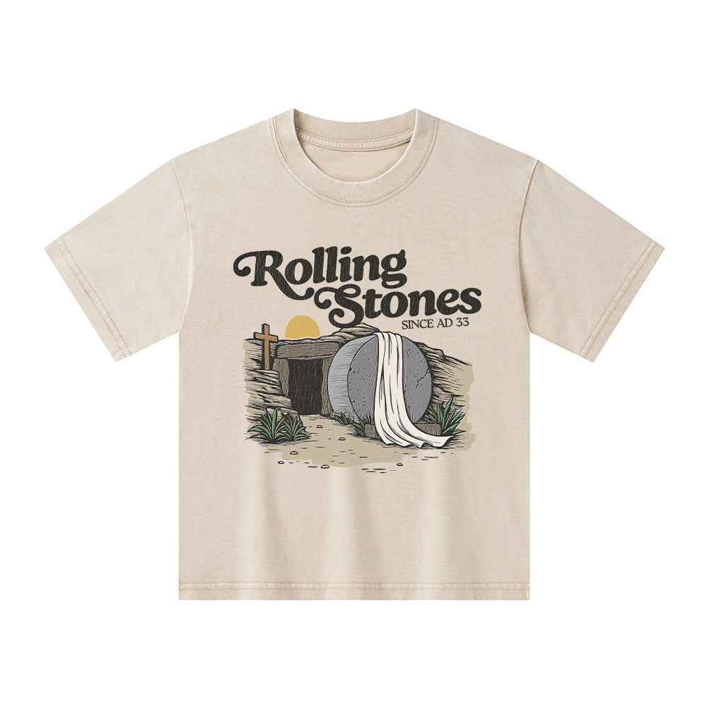 The Stone Was Rolled Away Kid Washed T-Shirt
