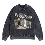 The Stone Was Rolled Away Christian Washed Sweatshirt