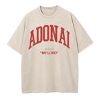 ADONAI My Lord Christian Washed T-Shirt