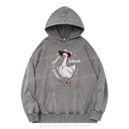 God's Silliest Goose Christian Washed Hoodie