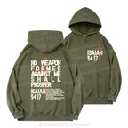No Weapon Christian Washed Hoodie
