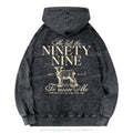He Left The 99 To Rescues Me Christian Washed Hoodie