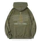 Your 41 Is Coming Christian Washed Hoodie