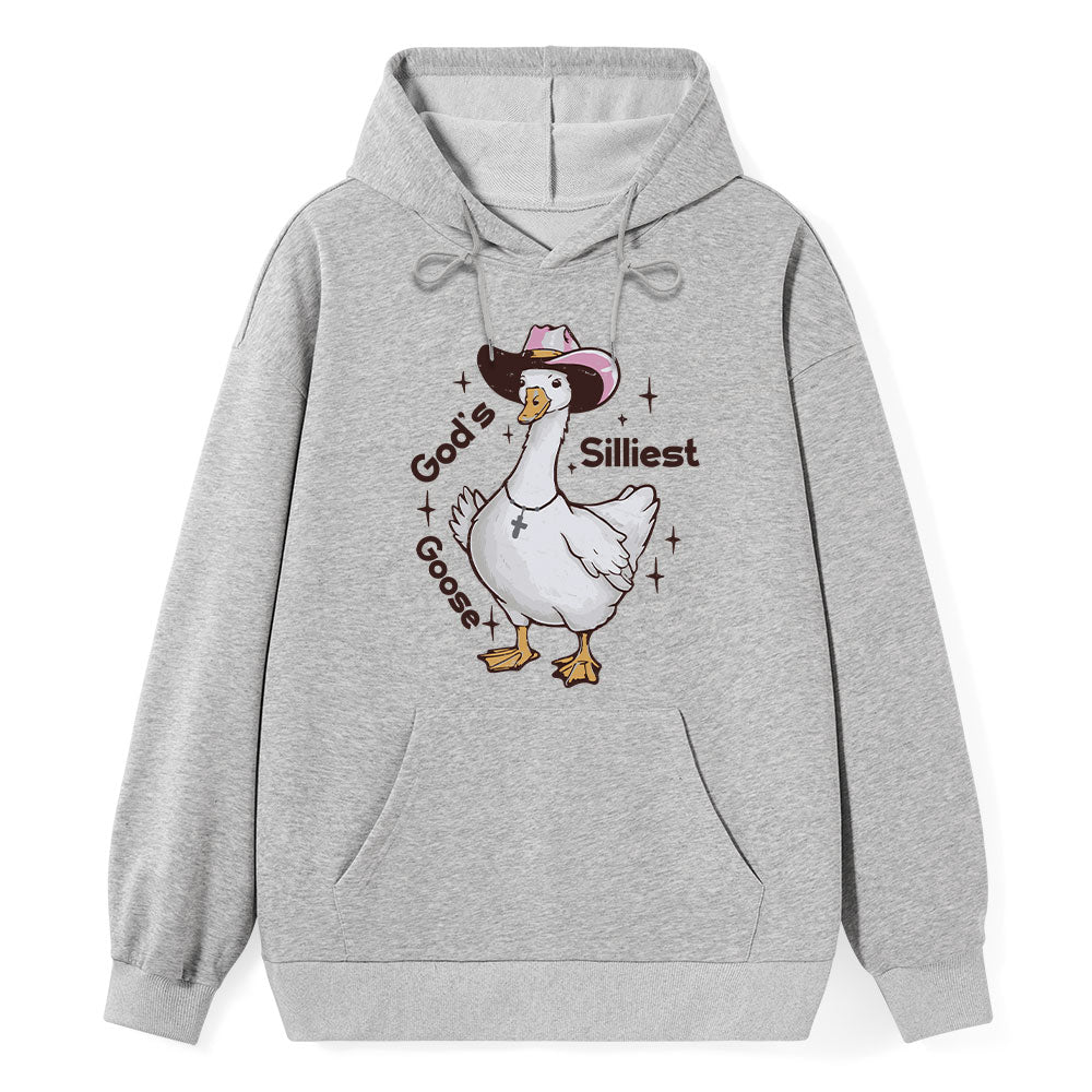 God's Silliest Goose Classic Christian Hoodie