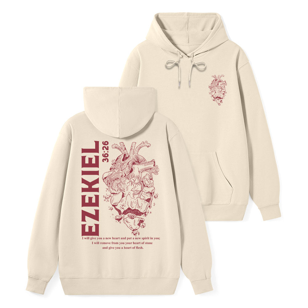 I Will Give You A New Heart And Put A New Spirit Classic Christian Hoodie