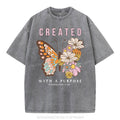 Created With A Purpose Christian Washed T-Shirt