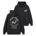 He Left The 99 To Rescue Me Classic Christian Hoodie