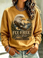 Women'S Forever Over Big Bear Print Sweatshirt