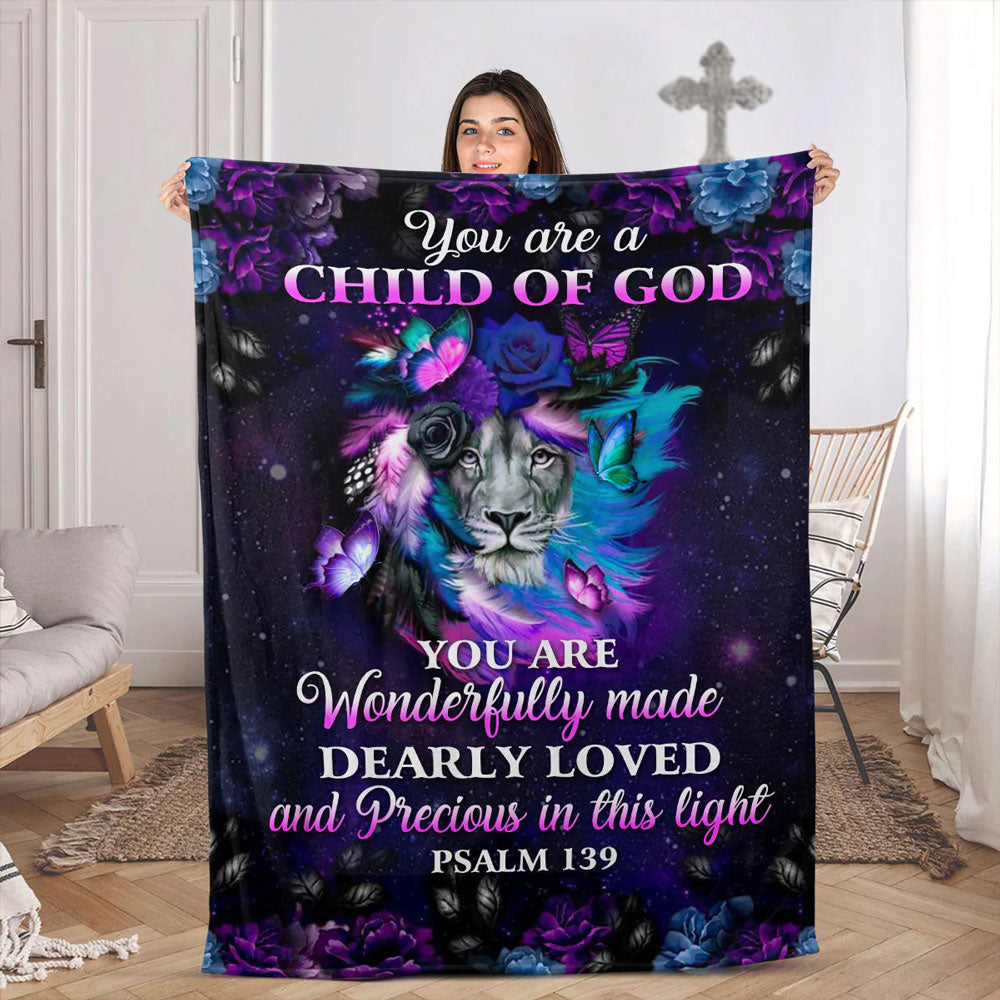 You Are a Child of God Fleece Blanket