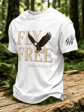 Men'S Forever Over Big Bear, Fly Free Jackie Printed Short-Sleeve T-Shirt