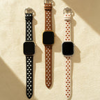 Polka Dot Leather Watch Band for Apple Watch