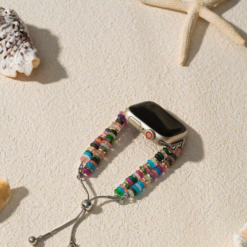 Rainbow Natural Stone Watch Band for Apple Watch