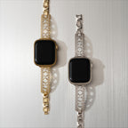 Lace-Inspired Pearl Watch Band for Apple Watch