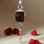 Luxury Zircon Slim Watch Band for Apple Watch