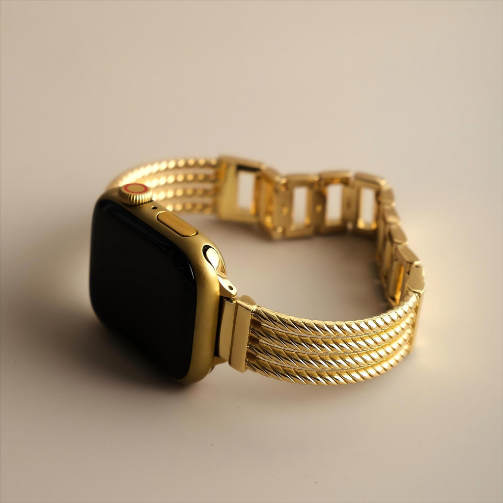 Sculpted Beam Metal Watch Band for Apple Watch