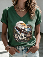 Women's Fly Free Jackie Printed T-shirt
