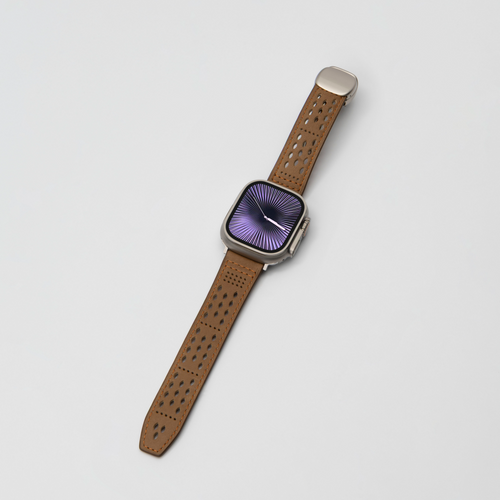 Breathable Leather Band for Apple Watch