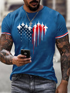 Men's Red White Blue Air Force Flyover T-Shirt