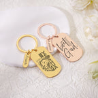 Personalized Christian Keychain