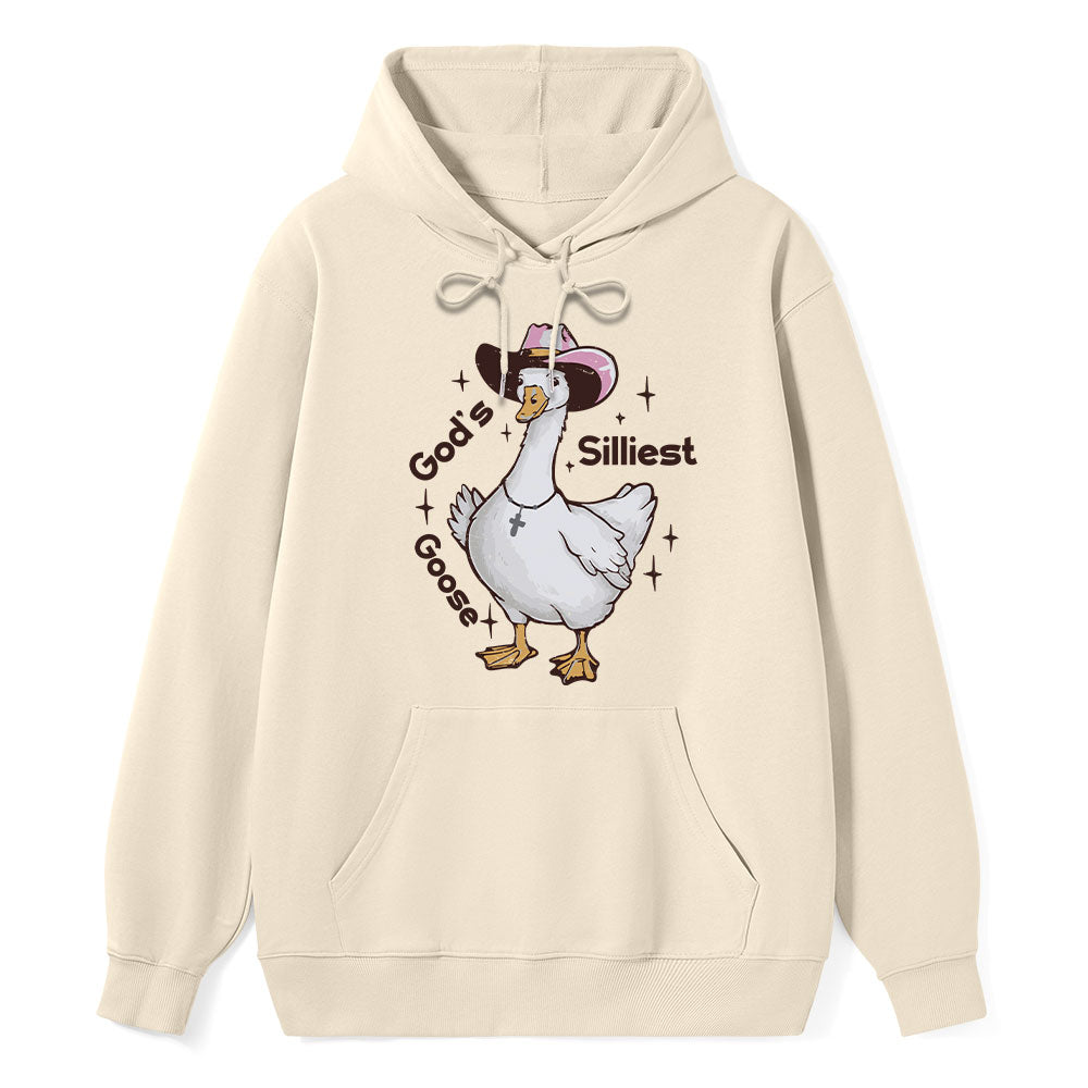 God's Silliest Goose Classic Christian Hoodie