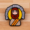 Do You Follow Jesus This Close Christian Pin