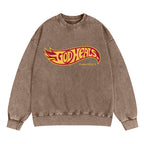 God Heals Christian Washed Sweatshirt