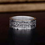 Faith Cross Sterling Silver Band Ring