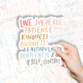 Love Joy Peace Christian Stickers