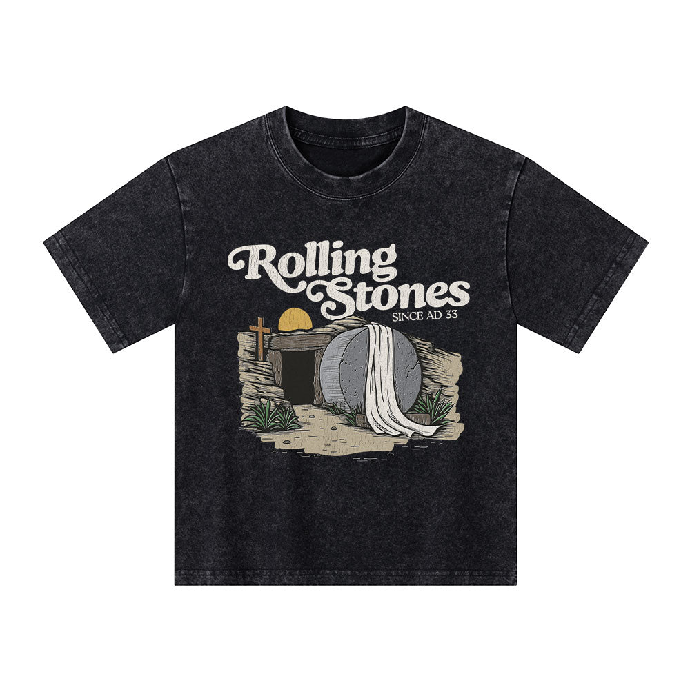 The Stone Was Rolled Away Kid Washed T-Shirt
