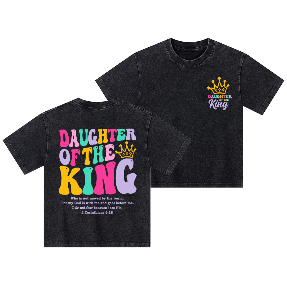 Daughter Of The King Kid Washed T-Shirt