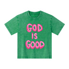 God Is Good Kid Washed T-Shirt