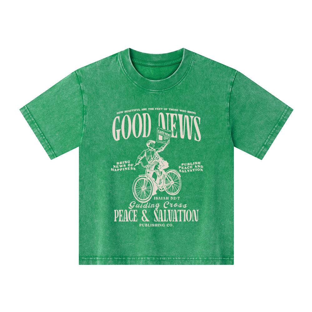 Good News Kid Washed T-Shirt
