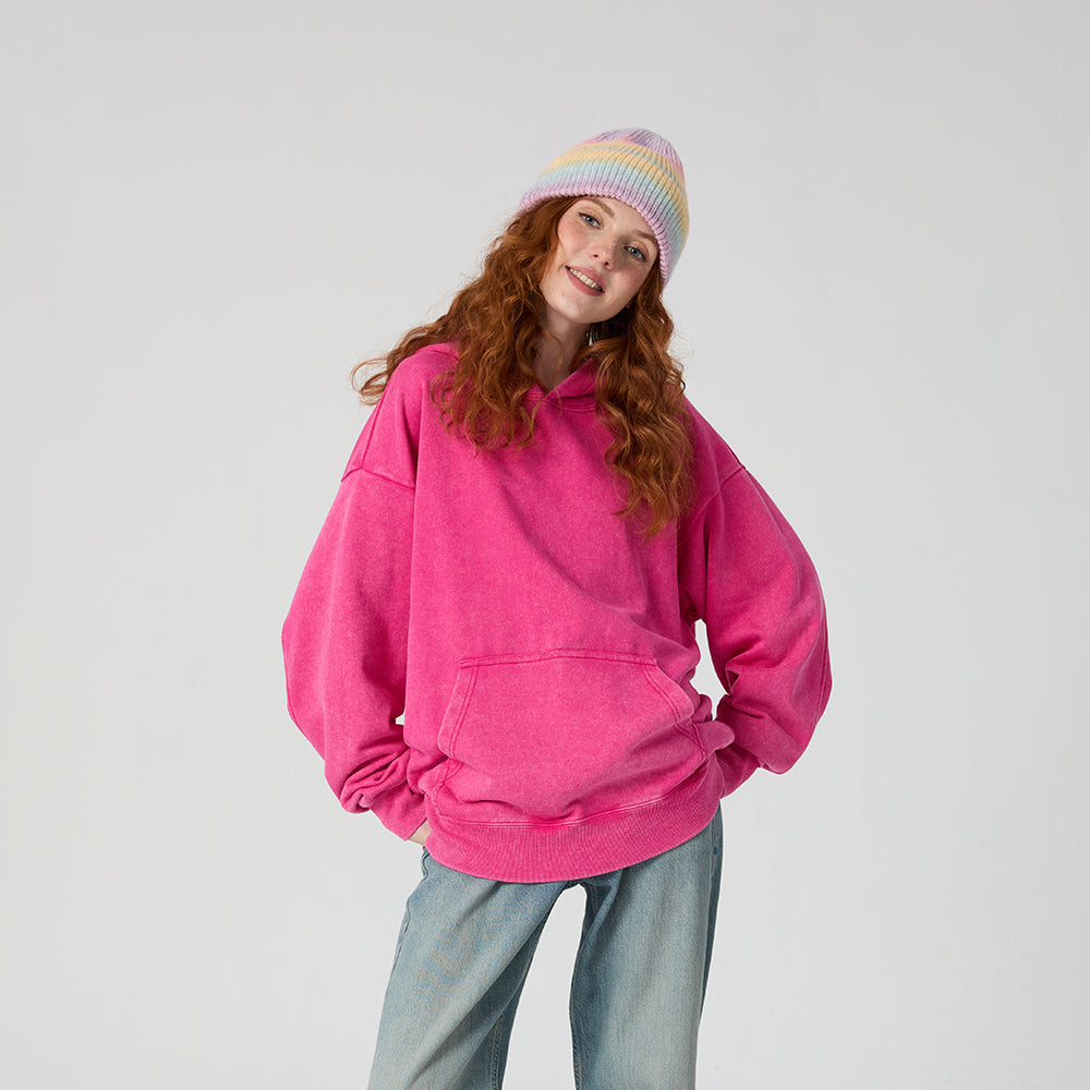 Winter Rainbow Gradient Knit Hat