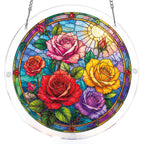 Rose Garden Window Light Suncatcher-Acrylic Window Art