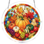 Autumn Harvest Feast Light Suncatcher-Acrylic Window Art