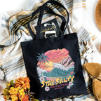 Stay Salty Christian Canvas Tote Bag