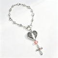 Holy Polished Angel Christian Keychain
