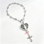 Holy Polished Angel Christian Keychain