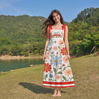 Made To Worship Chrisitan Tie Shoulder Maxi Dress