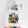 Bear Good Fruit Canvas Tote Bag