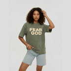 Fear God Christian Puff Printed Washed T-Shirt
