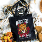 Daughter Of The King Christian Canvas Tote Bag