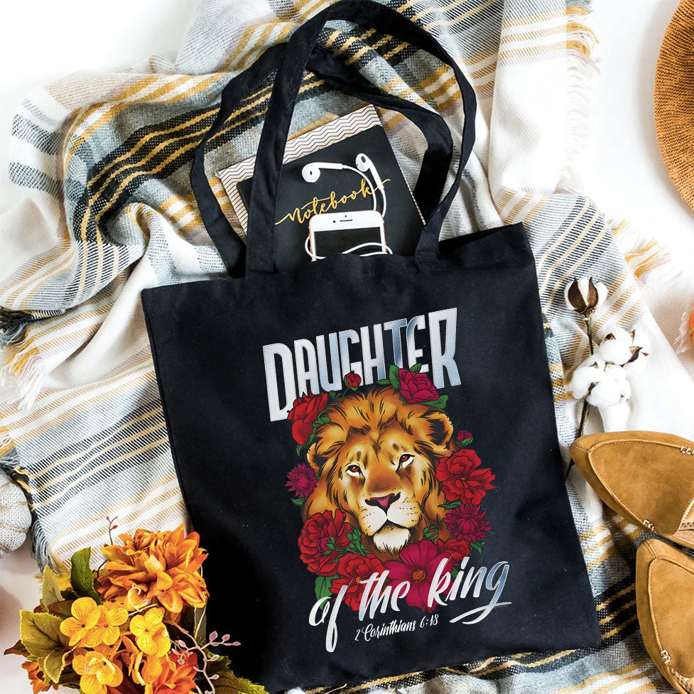 Daughter Of The King Christian Canvas Tote Bag