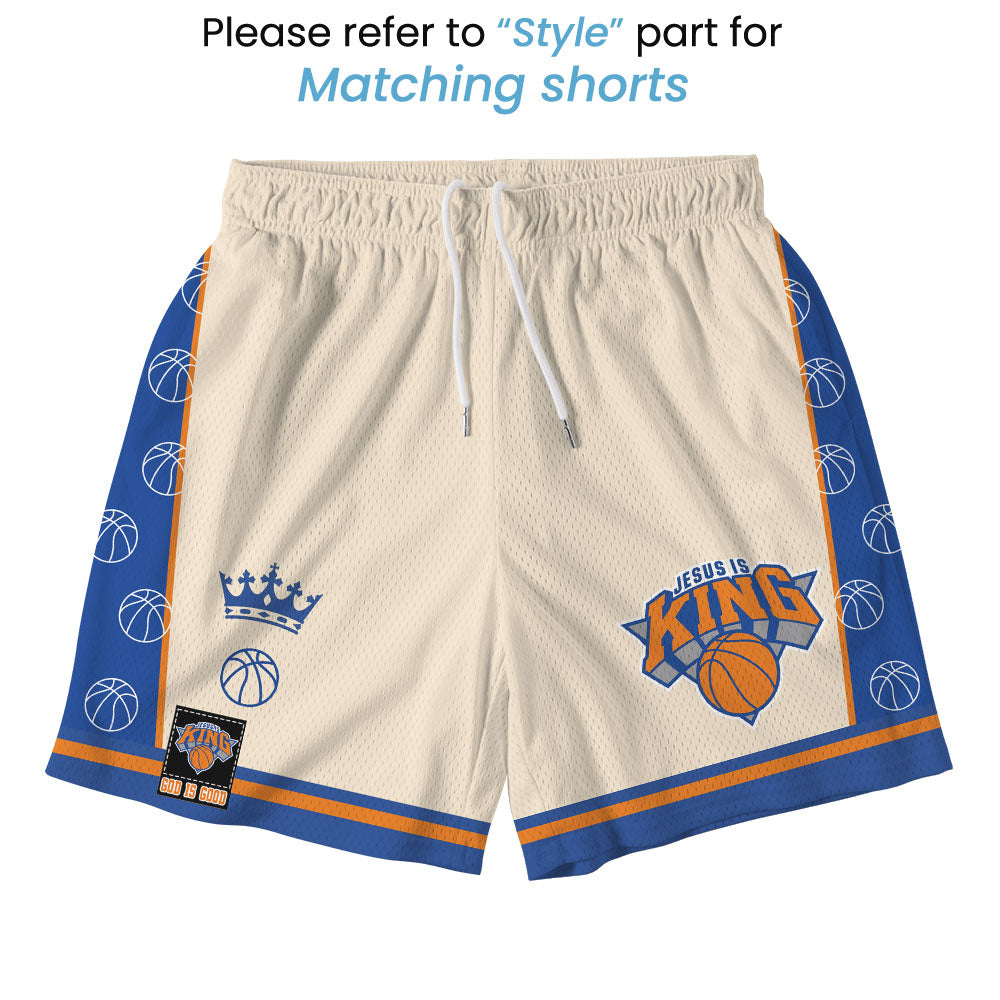 Jesus Is King Christian Mesh Jersey