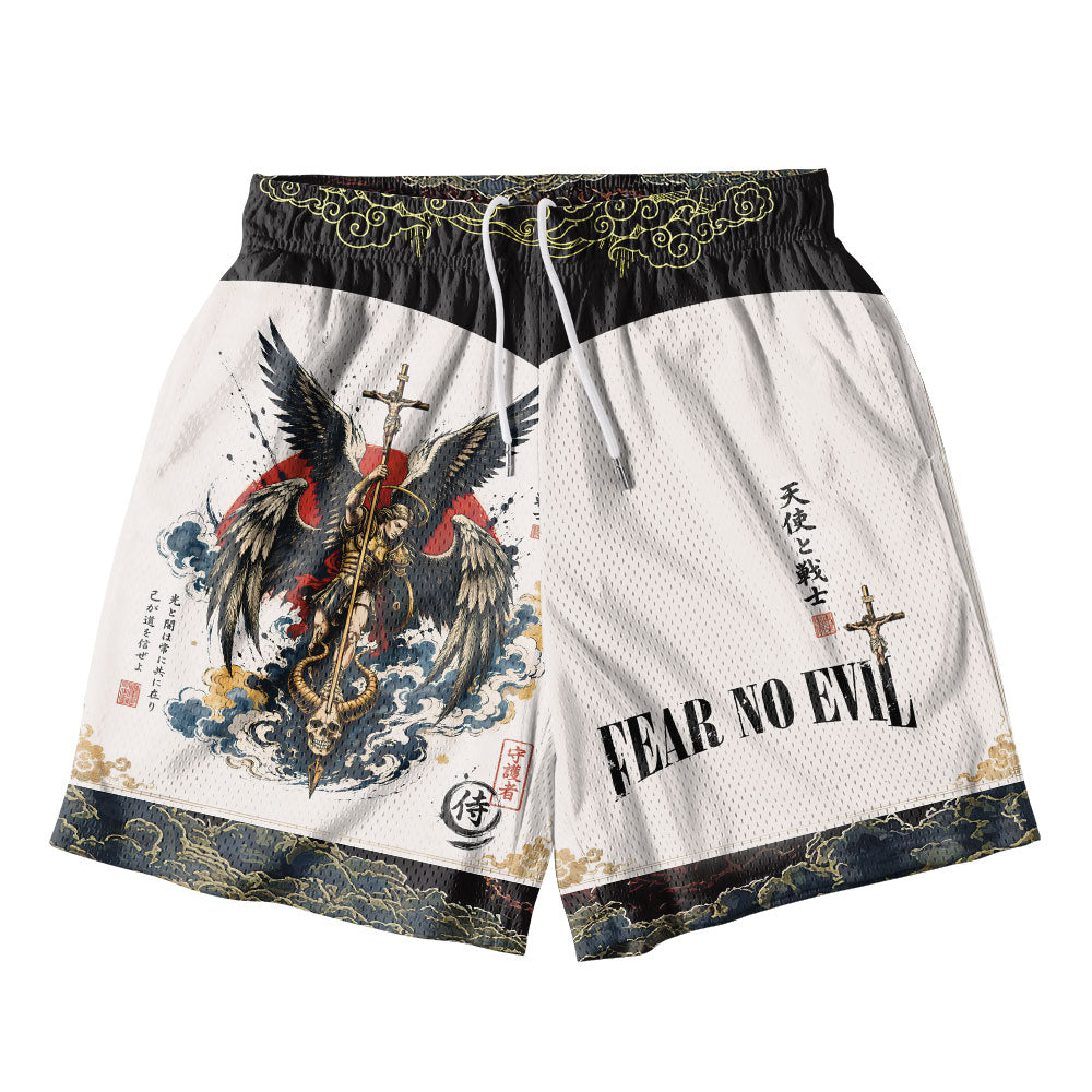 Fear No Evil Christian Mesh Shorts