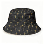 Simple Cross Christian Leisure Bucket Hat