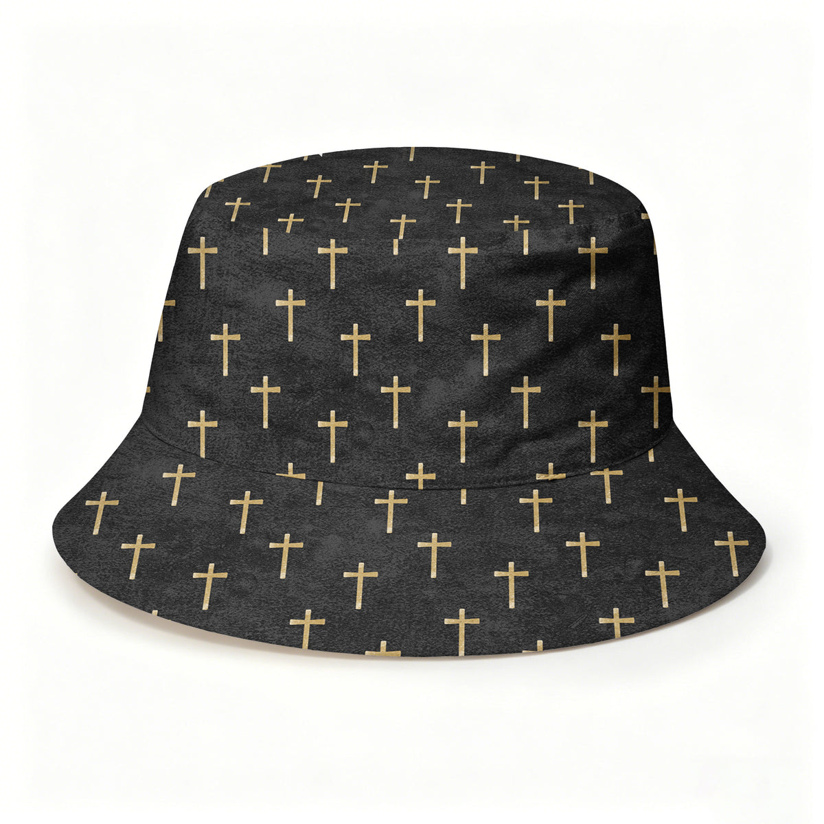Simple Cross Christian Leisure Bucket Hat
