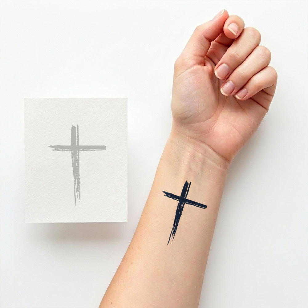 Faith Cross 12pcs Christian Temporary Tattoos