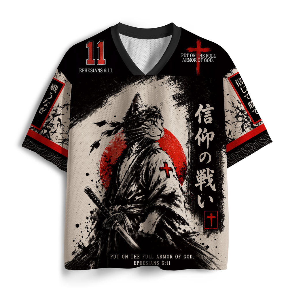 Put On The Full Armor Of God Christian Mesh Jersey
