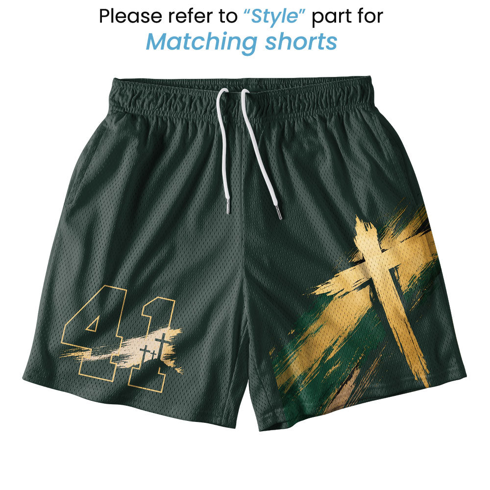Jesus My Savior Christian Mesh Jersey